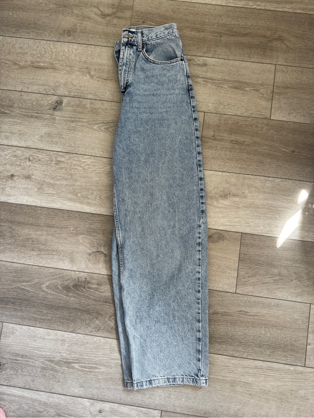 Topshop Light Blue Boyfriend Jeans